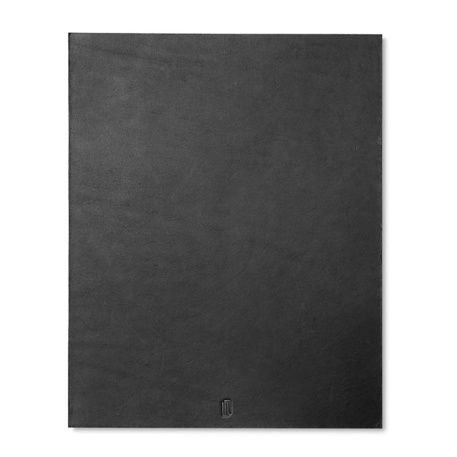 tapis de souris cuir noir personnalisé