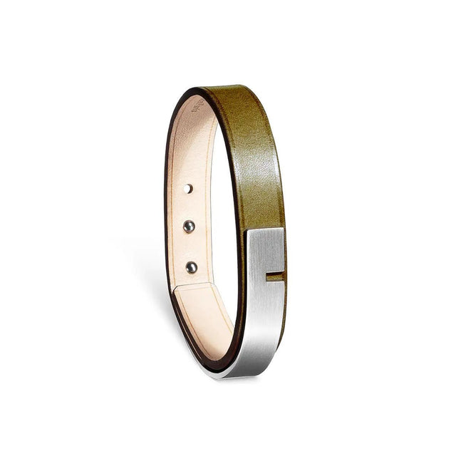 Bracelet cuir kaki  | U'TURN.11