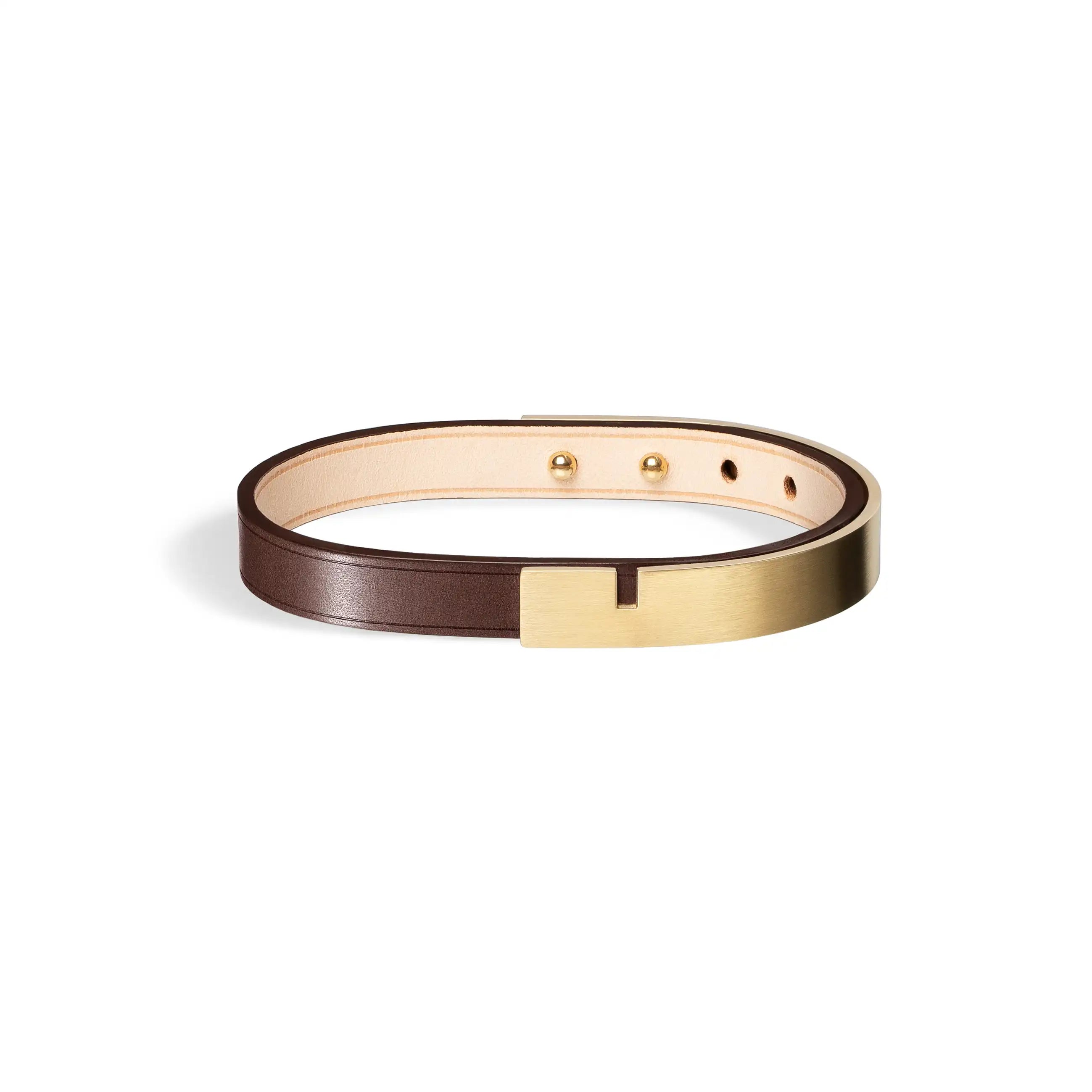 Bracelet cuir marron | U-TURN.9