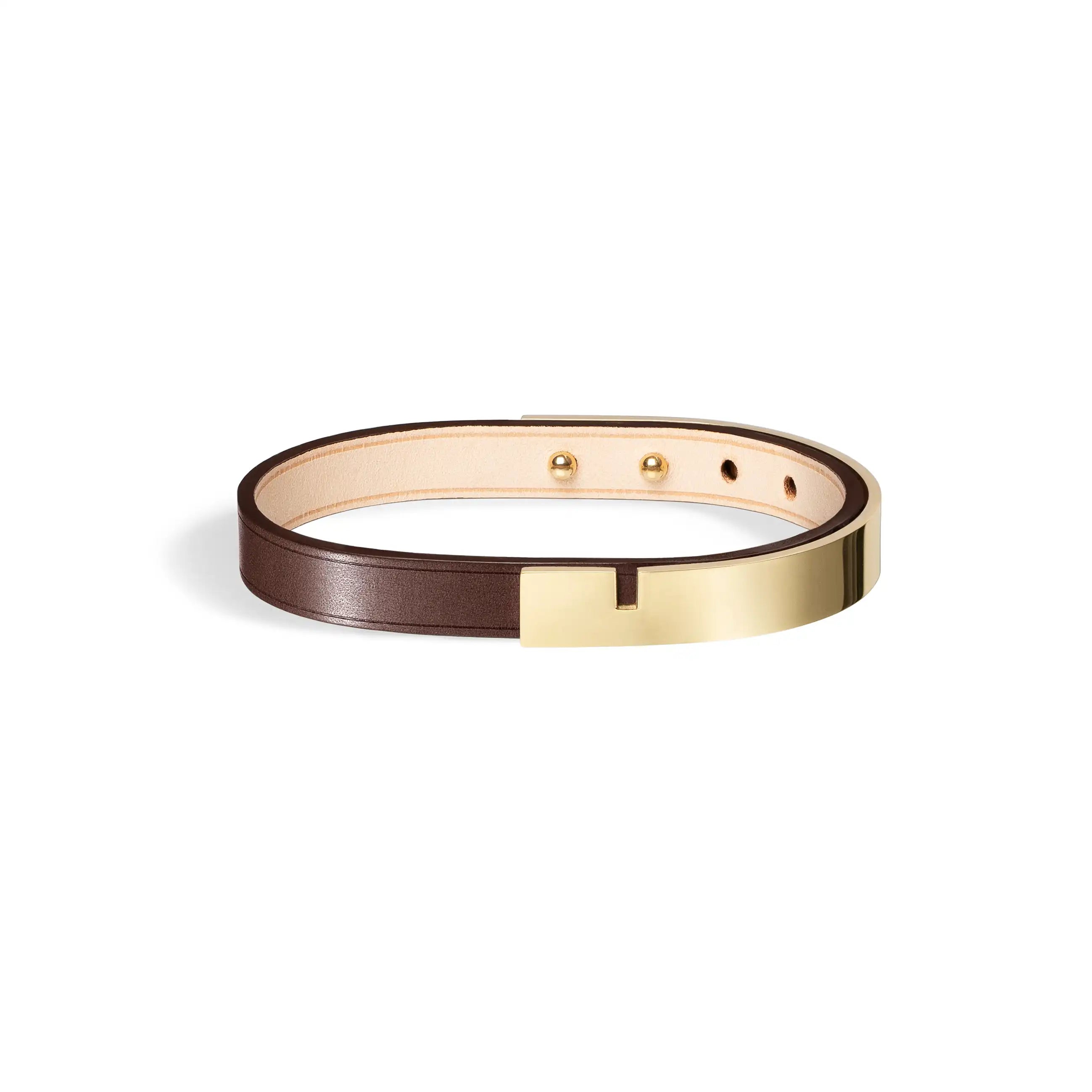 Bracelet cuir marron | U-TURN.9
