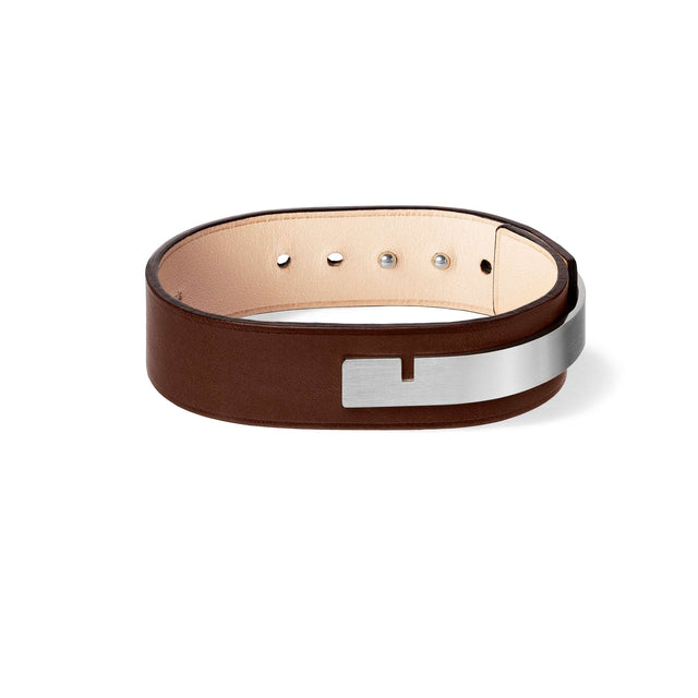 bracelet homme marron