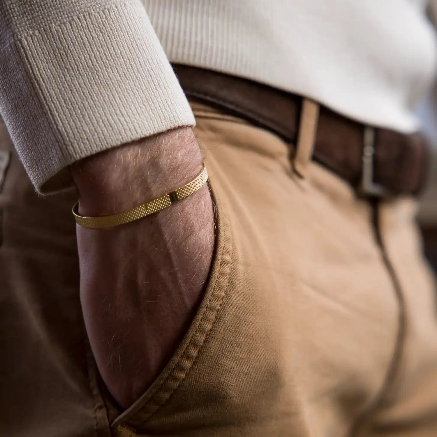 Bracelet or vermeil SATURNE.X