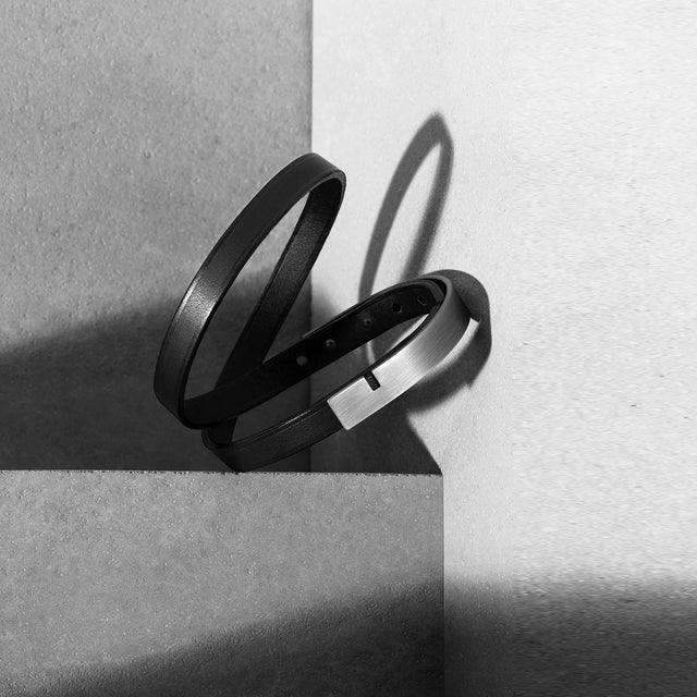 bracelet personnalisé homme cuir double