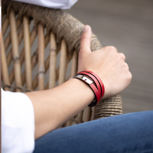 Bracelet rouge | U-TURN TRIPLE