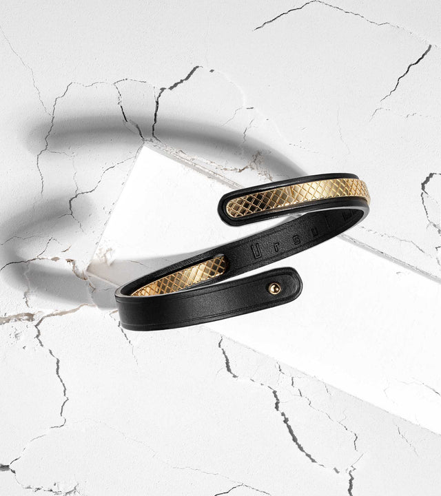 manchette bracelet cuir ursul