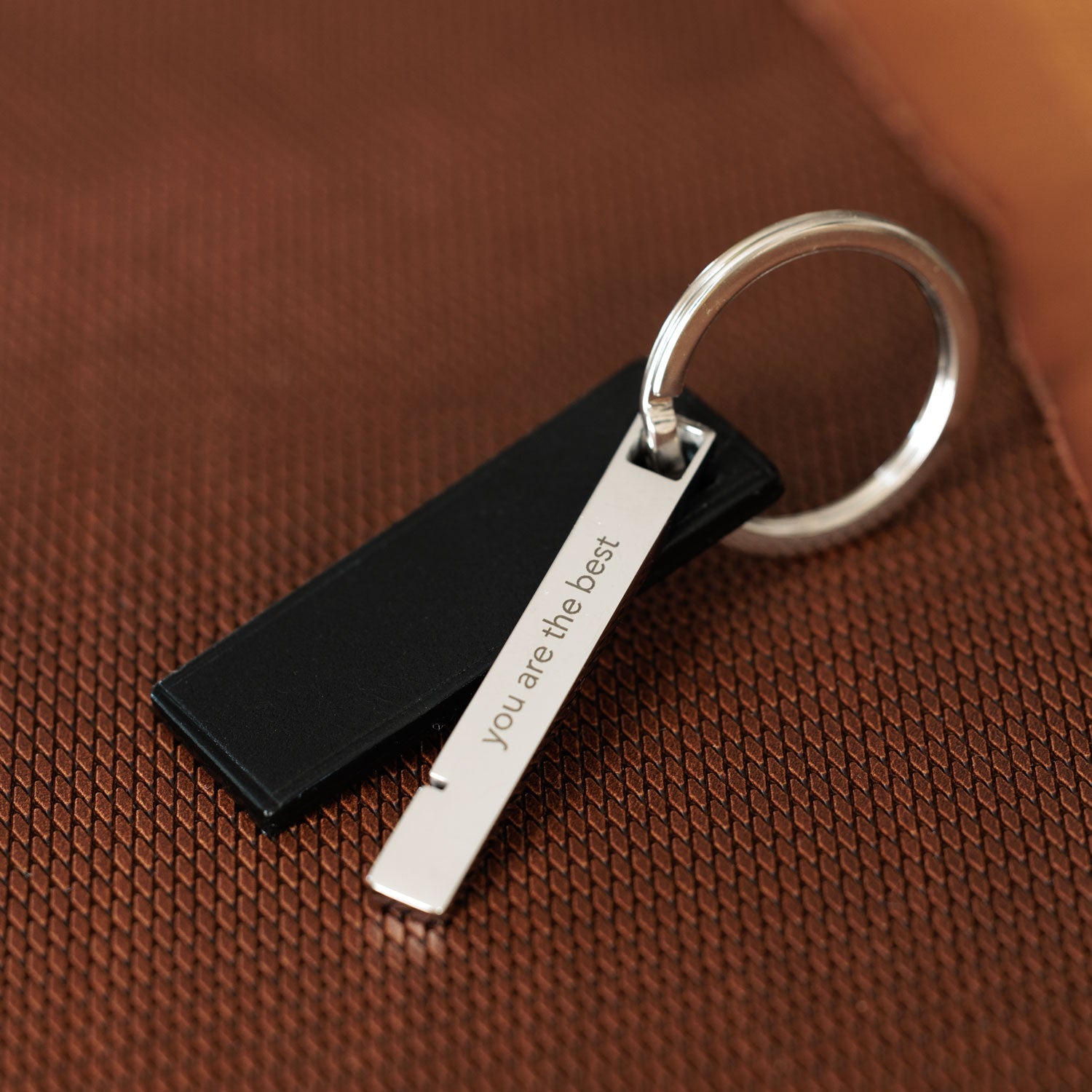 porte clés cuir personnalisable Ursul