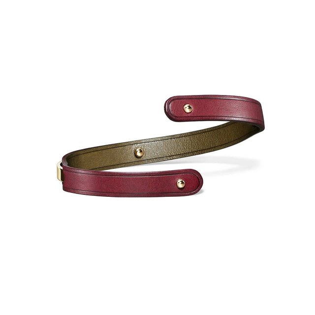 Bracelet cuir femme Bordeaux - Ursul Paris