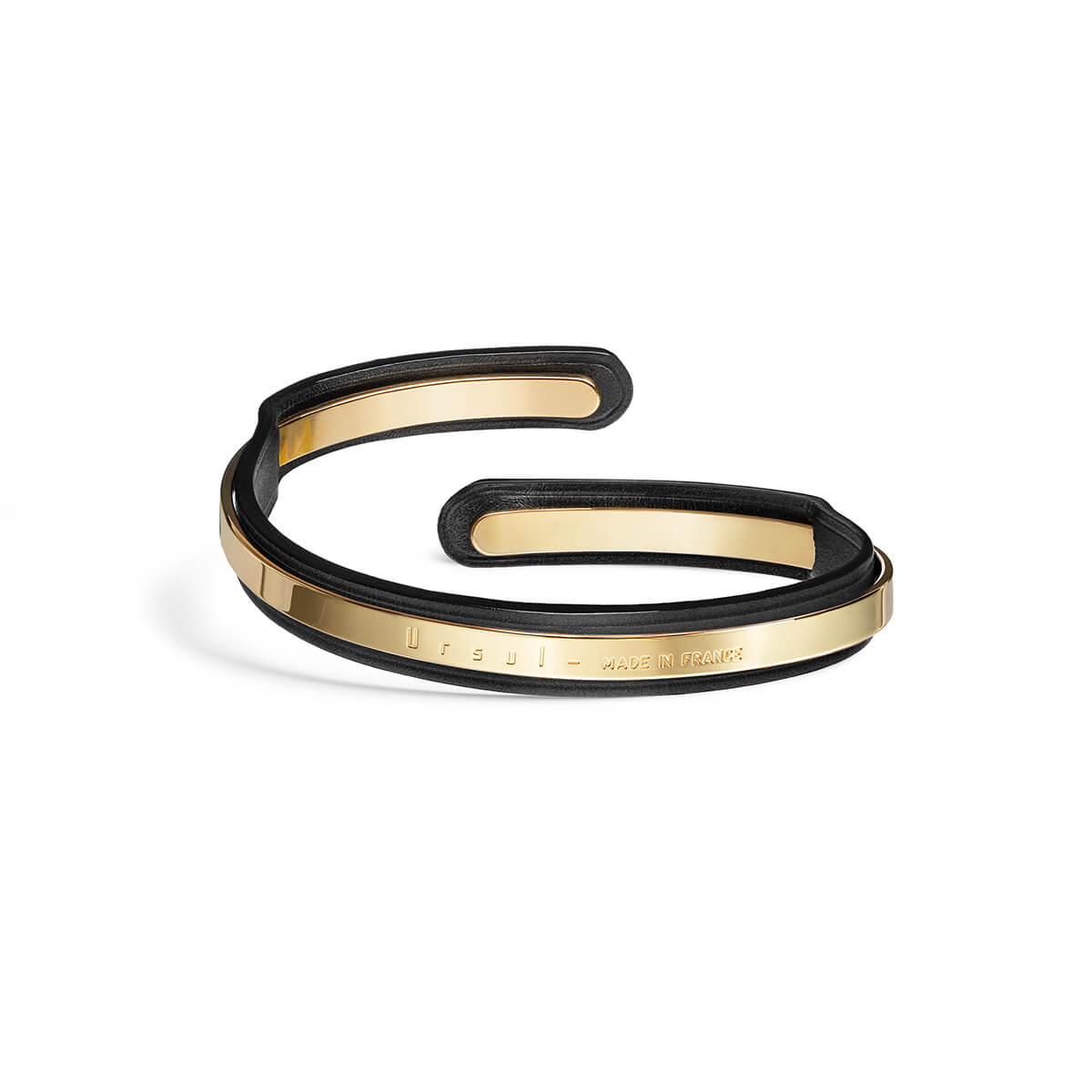 bracelet serpent cuir or uraeus