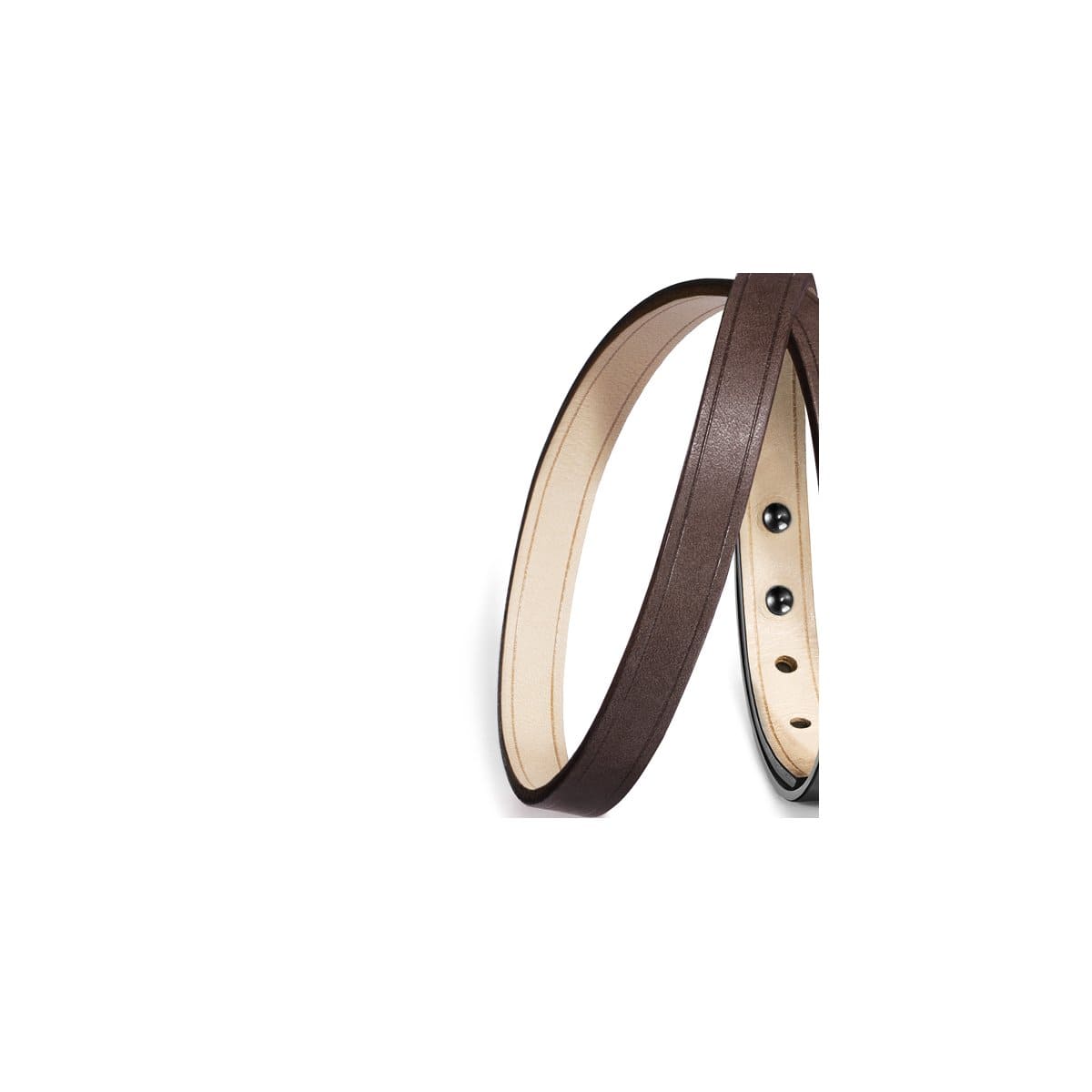 Lanière cuir interchangeable double tour