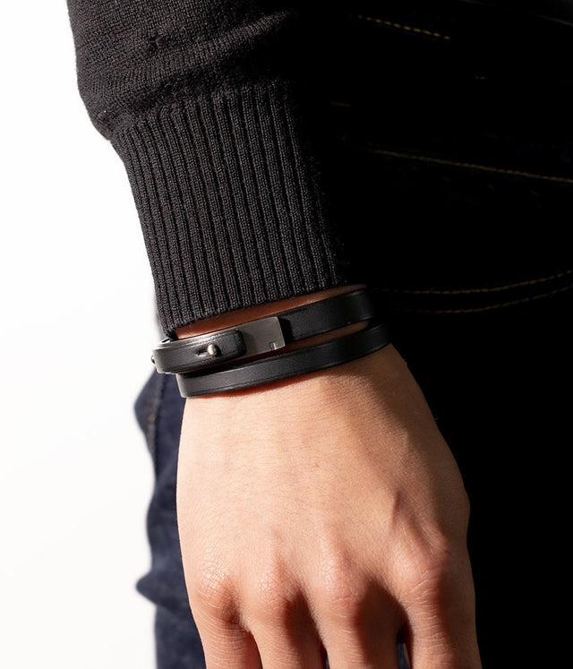 Bracelet noir homme | U'ROCK