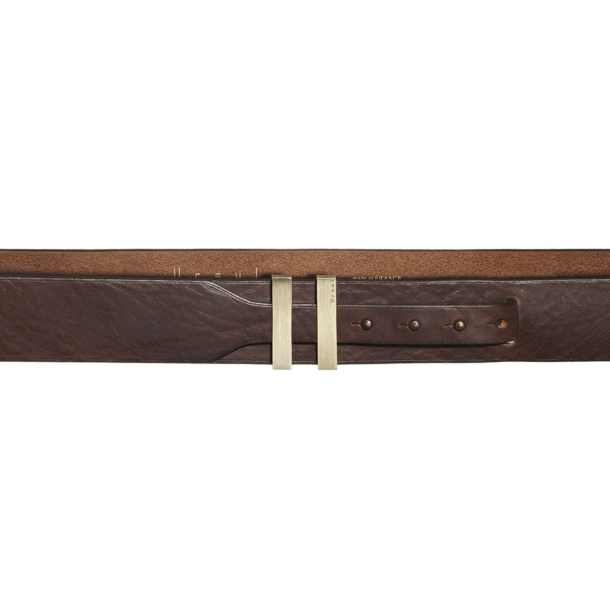 Ceinture cuir marron homme,