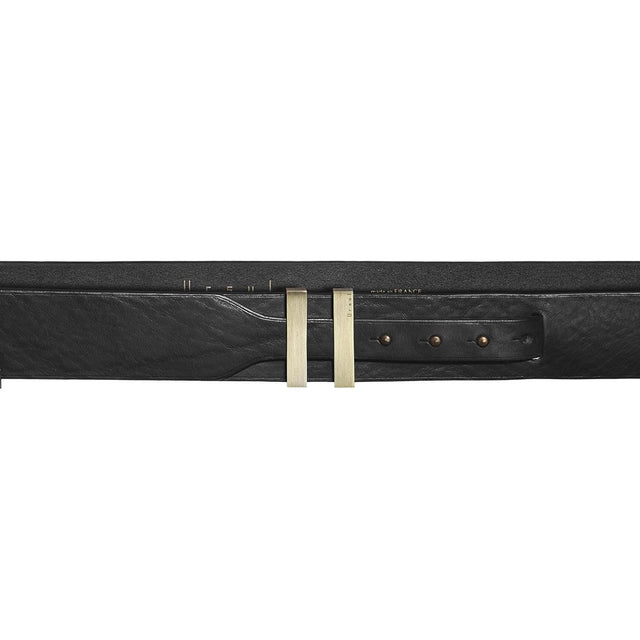 Ceinture cuir noir, SPARTIATE  Ursul Paris