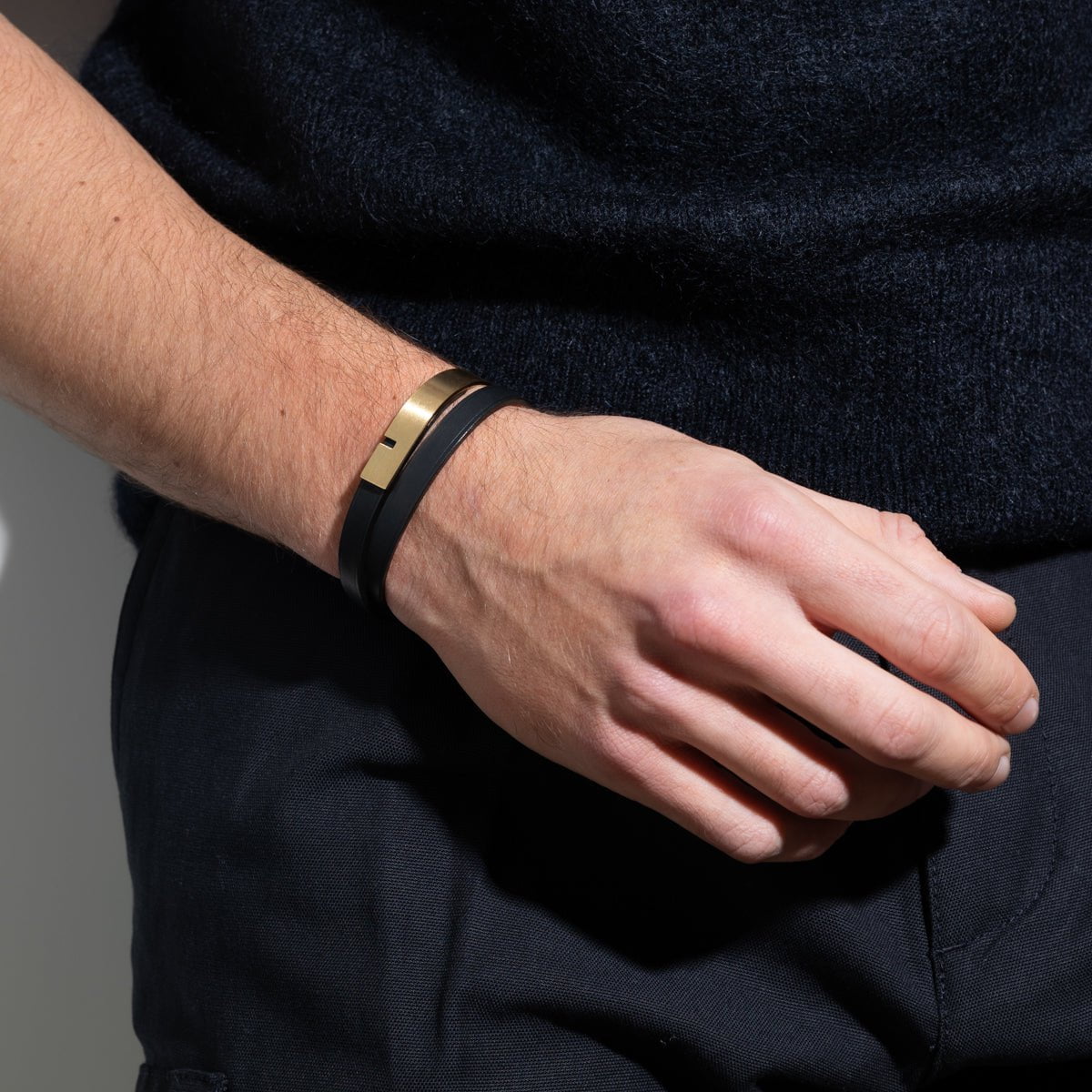 Duo de bracelets camel & noir | U-TURN