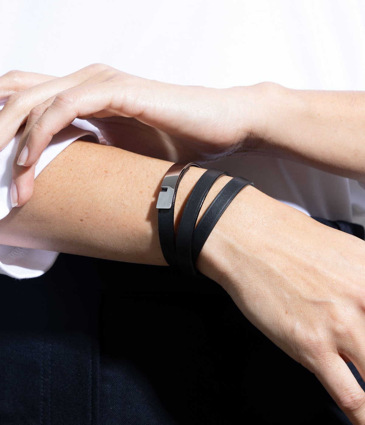 Bracelets couple Noir & Fauve | U-TURN