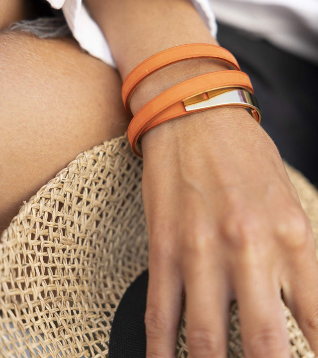 Bracelet cuir femme  de la marque Ursul Paris