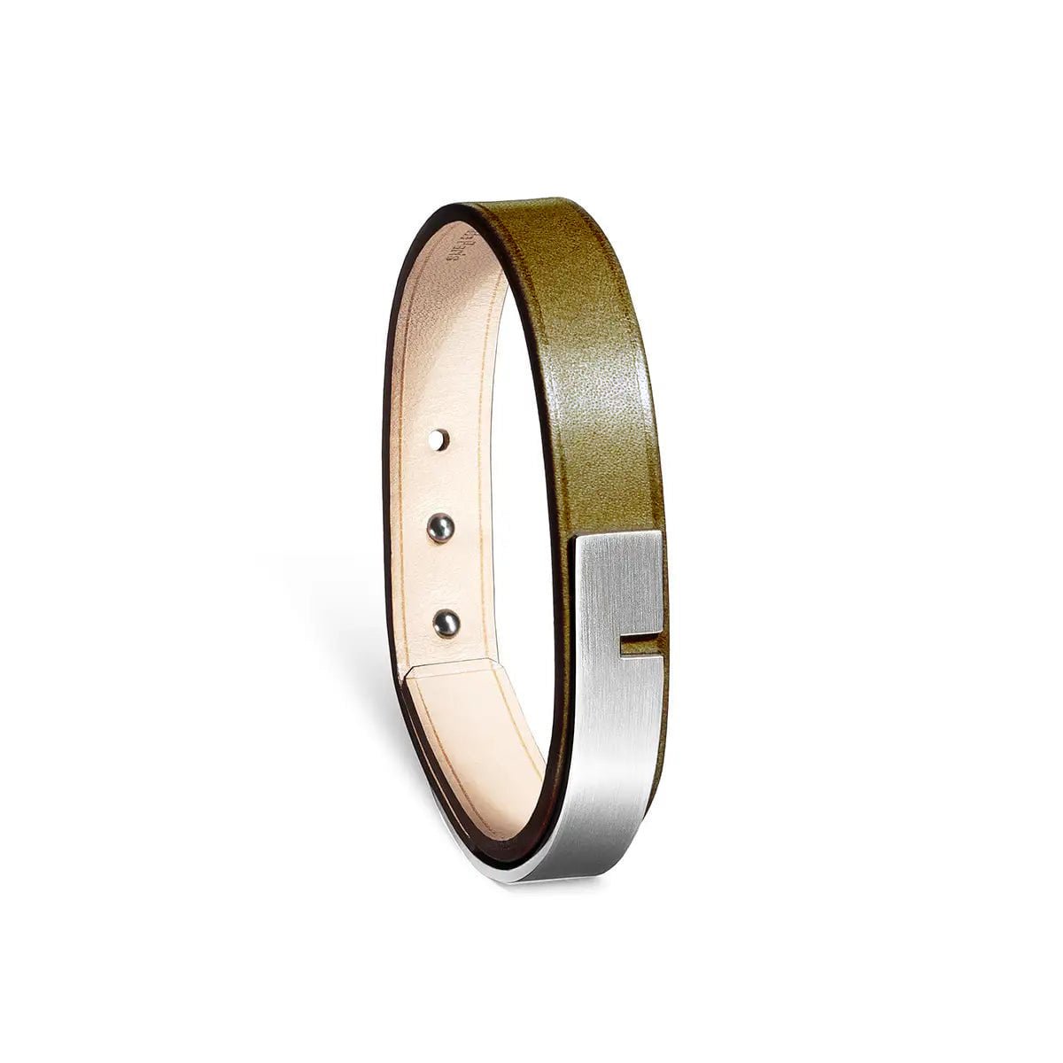 Bracelet cuir kaki  | U'TURN.11