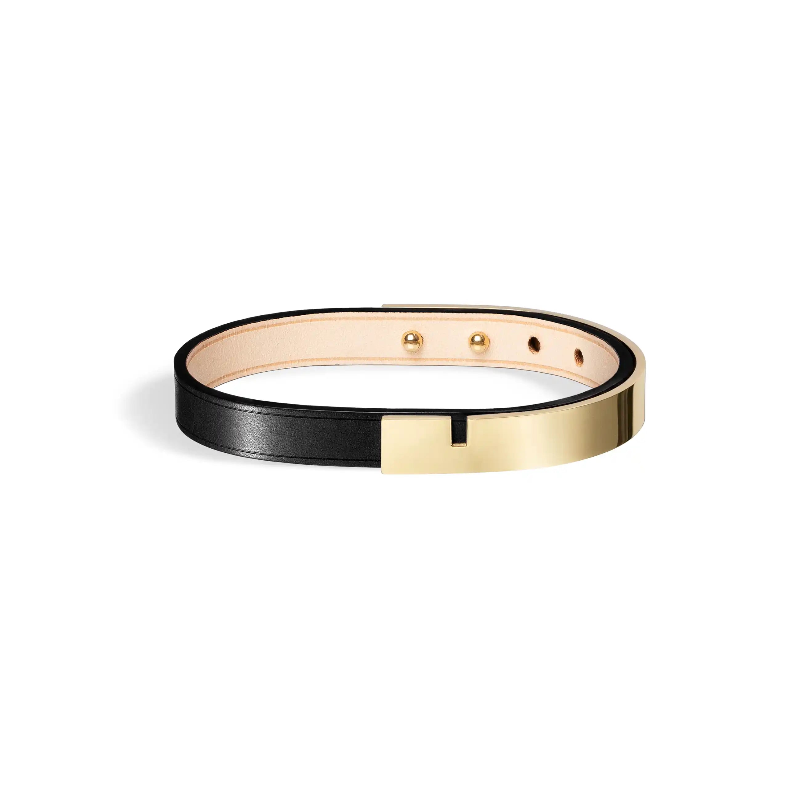 bracelet homme or noir