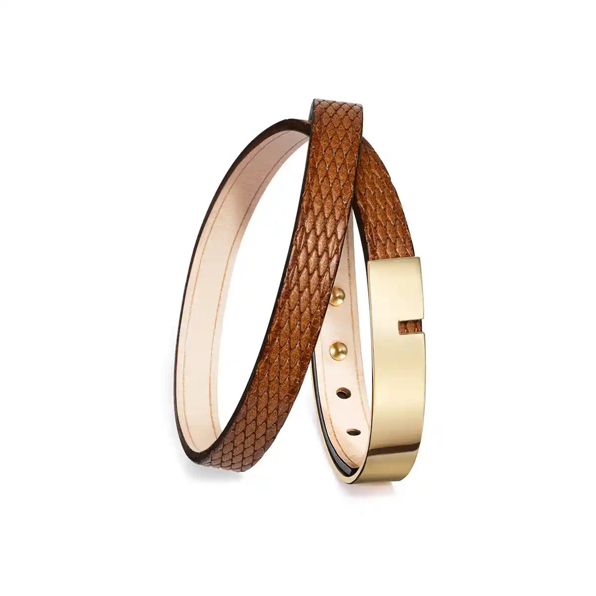 Bracelet double diamant fauve | U'TURN TWICE