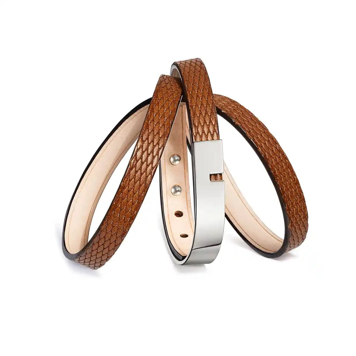Bracelet cuir diamant | U'TURN TRIPLE