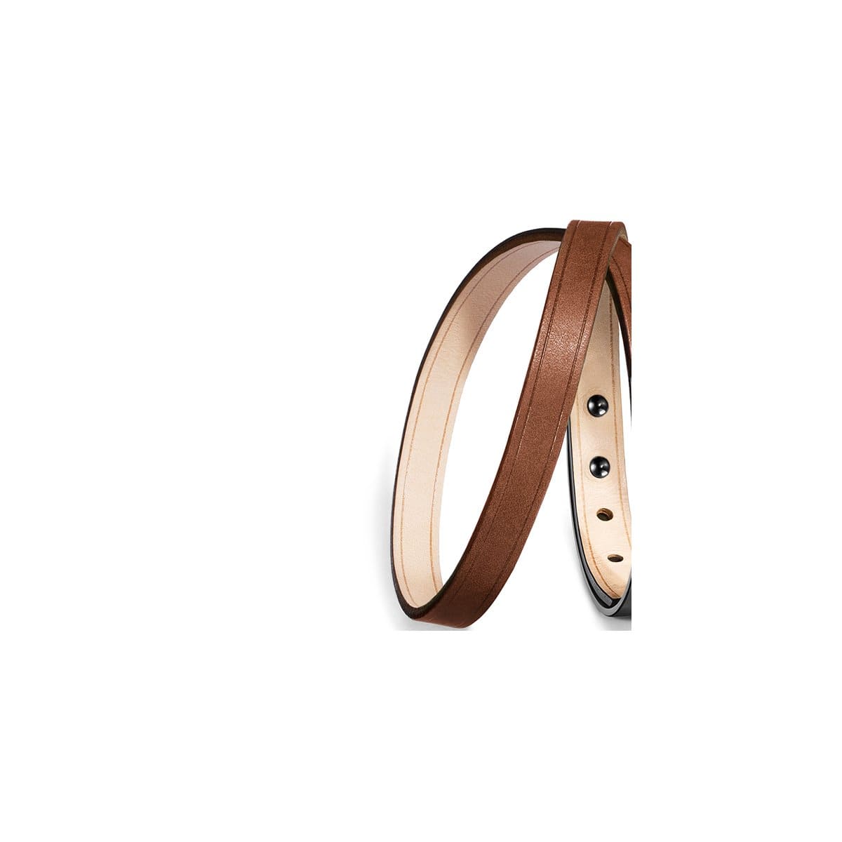 Lanière cuir interchangeable double tour