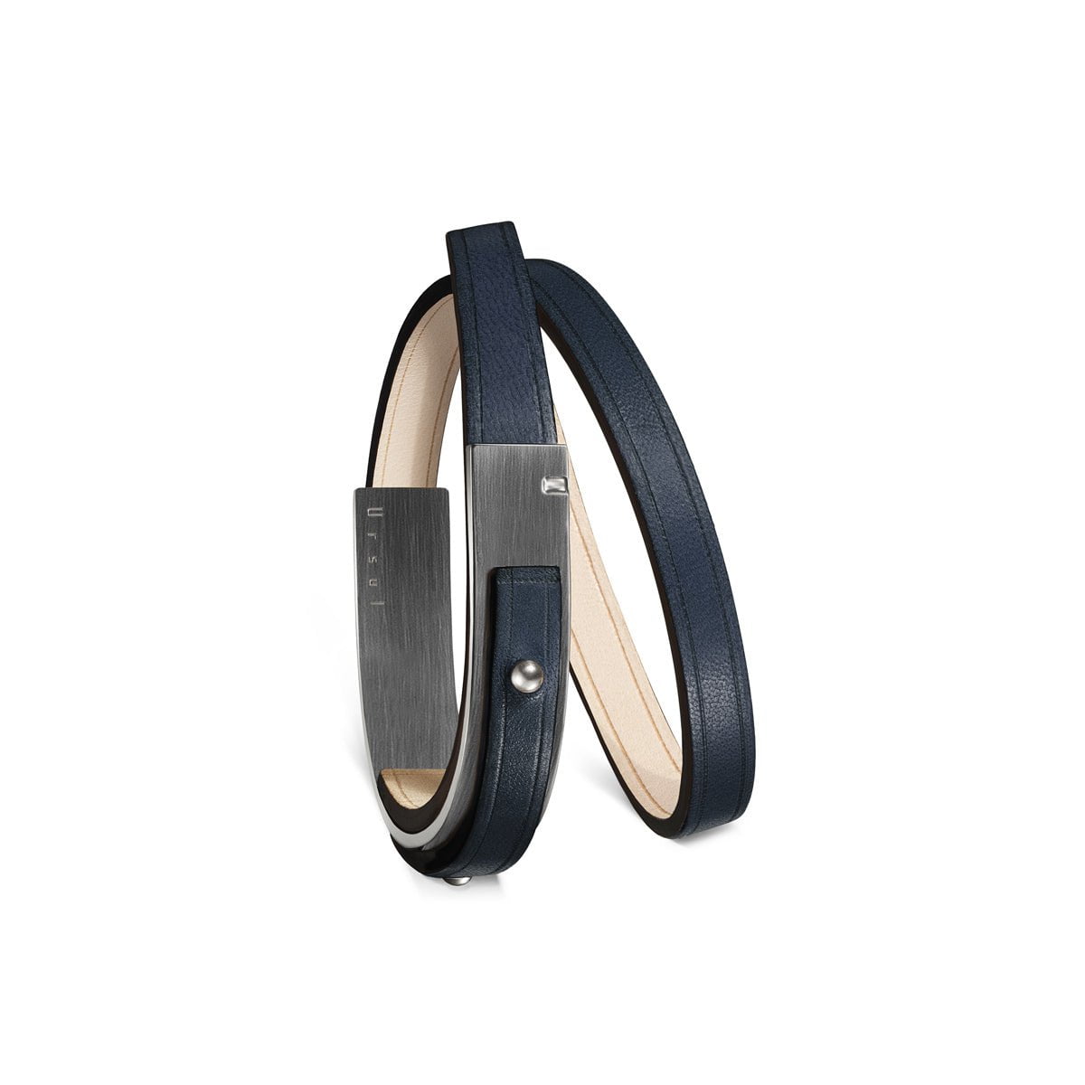bracelet cuir bleu ursul